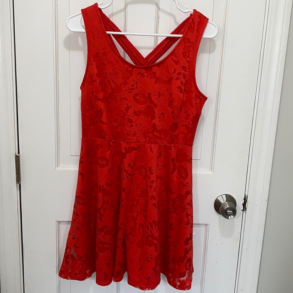 Red dress